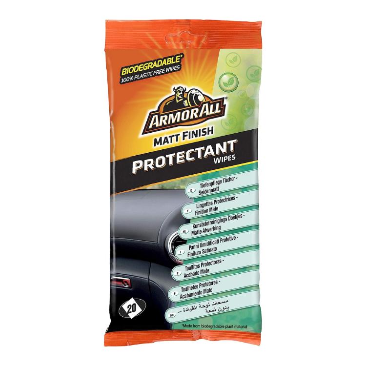 Armor All Dashboard Protectant Wipes Matt Finish - Pack of 20
